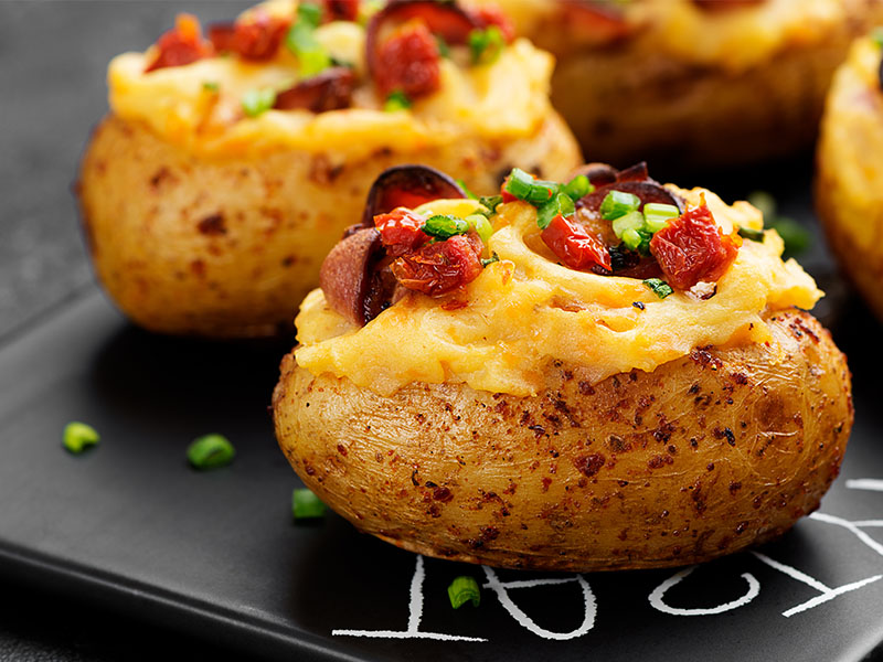 fırında kaşarlı patates