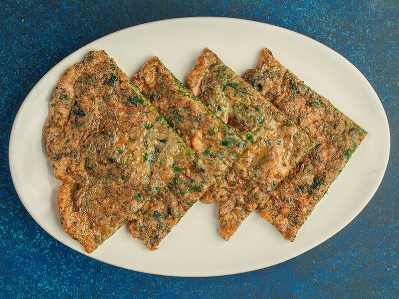 Sebzeli Omlet Dilimleri