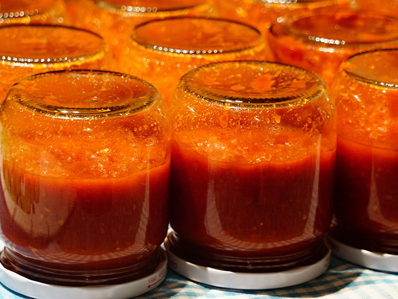 Domates miktarını kavanoza göre hesaplayın