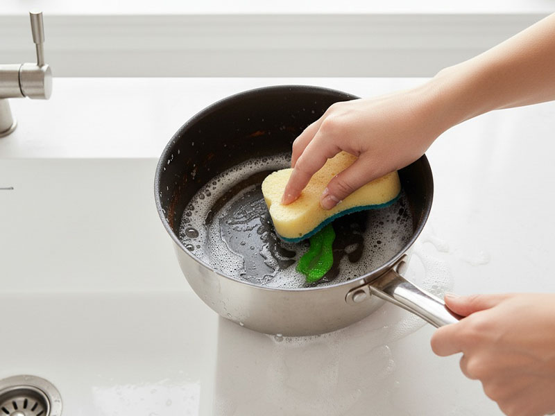 Bulaşık Deterjanı ve Sıcak Su