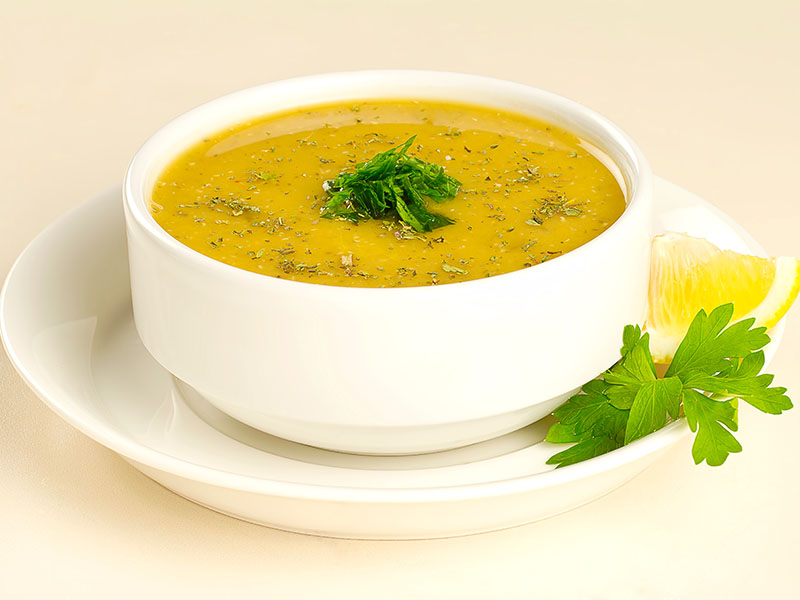 semizotlu mercimek çorbası