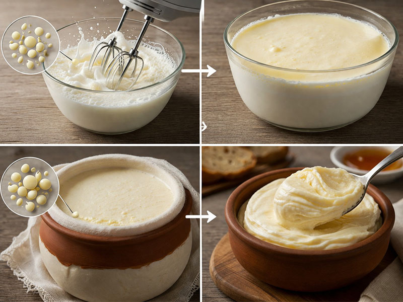 Kaymak Oluşumu