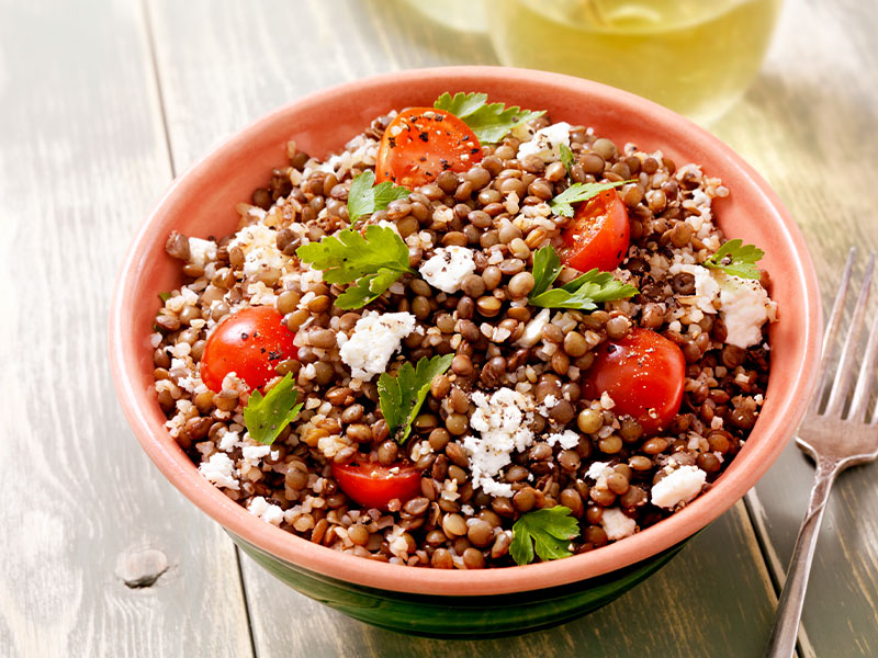 soğuk mercimek salatası