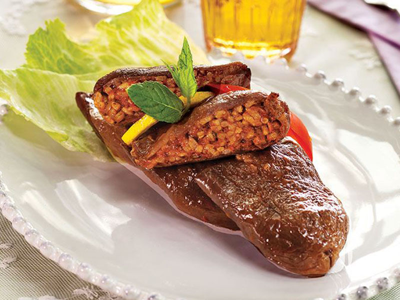 kuru patlıcan dolması