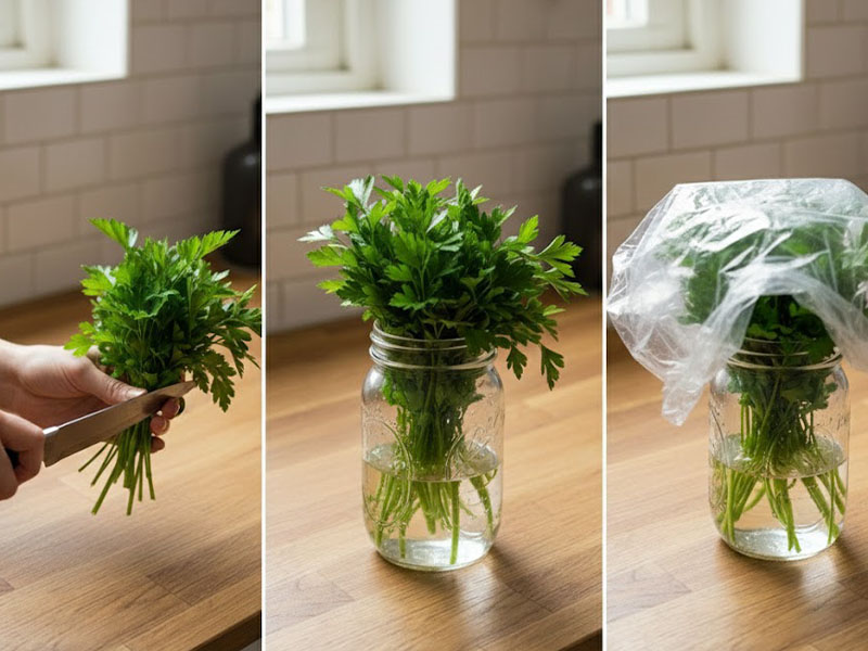 Kavanozda Su İçinde Saklama