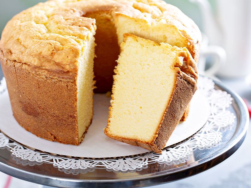 Sade Kek (Vanilyalı)