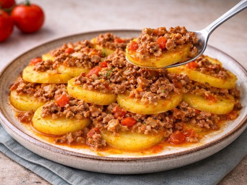 Kıymalı Patates Oturtma Tarifi