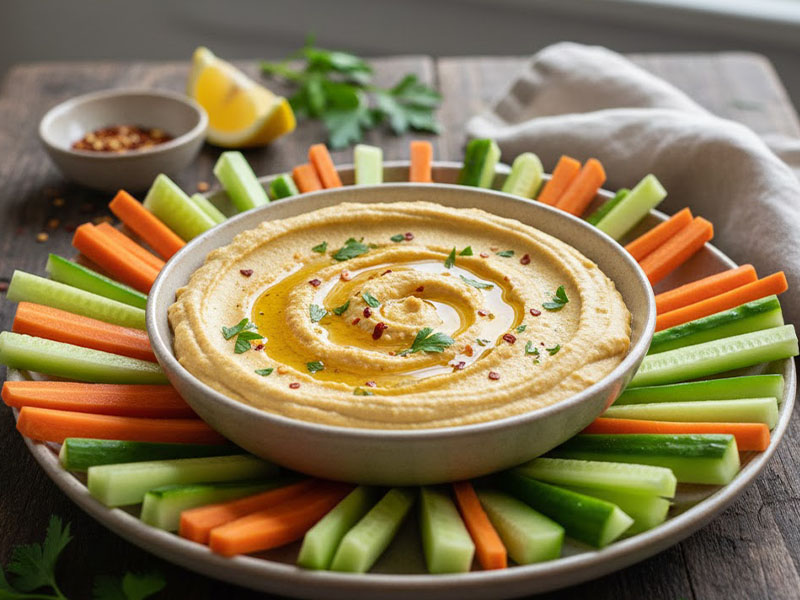 Humuslu Sebze Çubukları