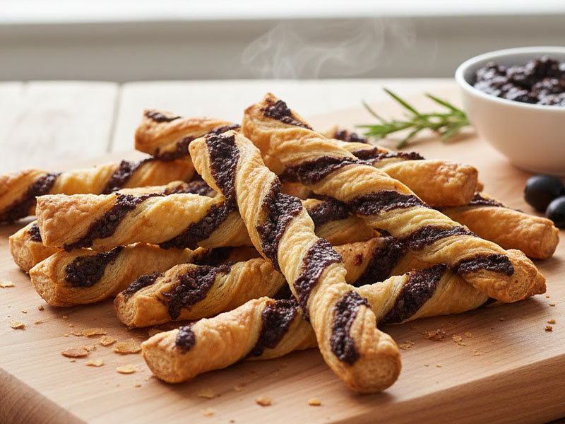 Zeytin Ezmeli Milföy Çubukları