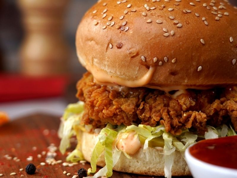 Ev Yapımı Tavuk Burger