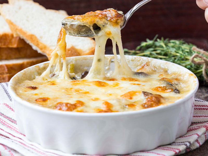 Fırında Mantarlı Tavuk