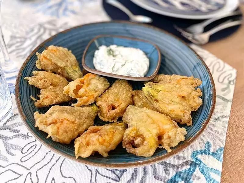 kabak çiçeği tempura