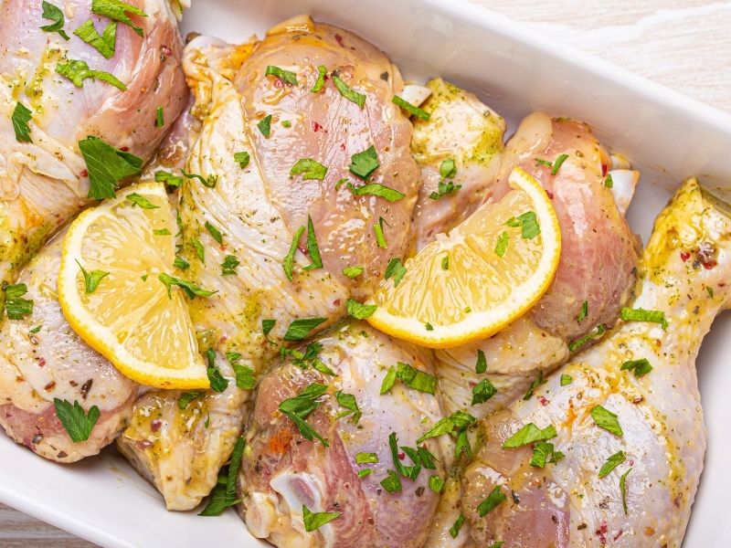 Limonlu, Zeytinyağlı Ve Otlu Akdeniz Marinasyonu