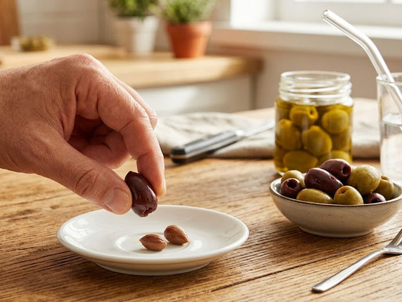 Elle Hafifçe Sıkarak Çekirdeği Gevşetme