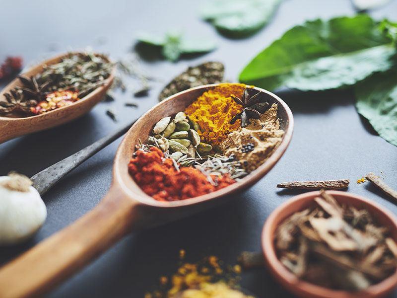 Karabiberli pul biber karışımı veya kırmızı biber