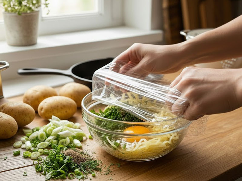 Üzerini Streçle Hava Almayacak Şekilde Kapatmak