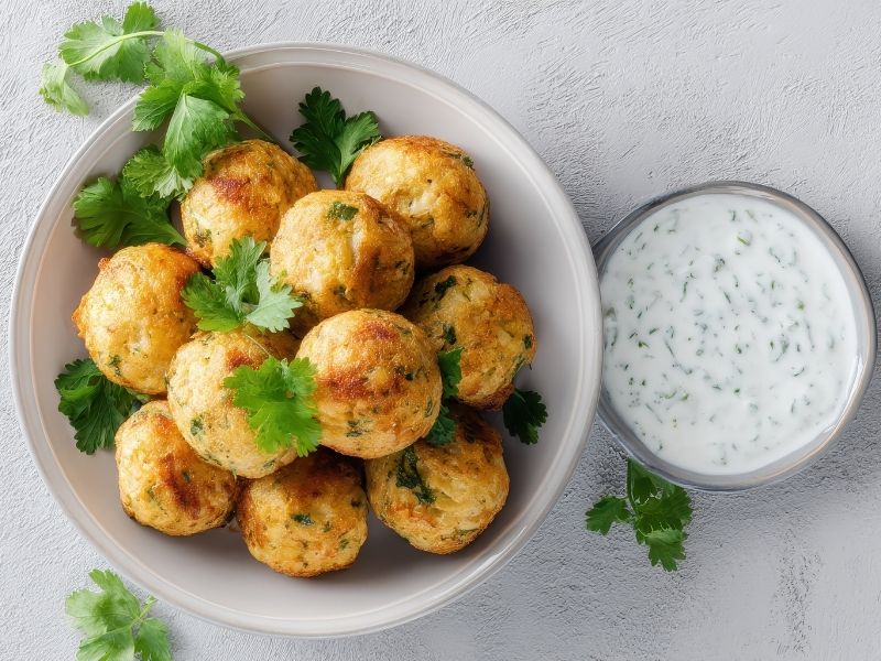 Fırın Mücver Topları