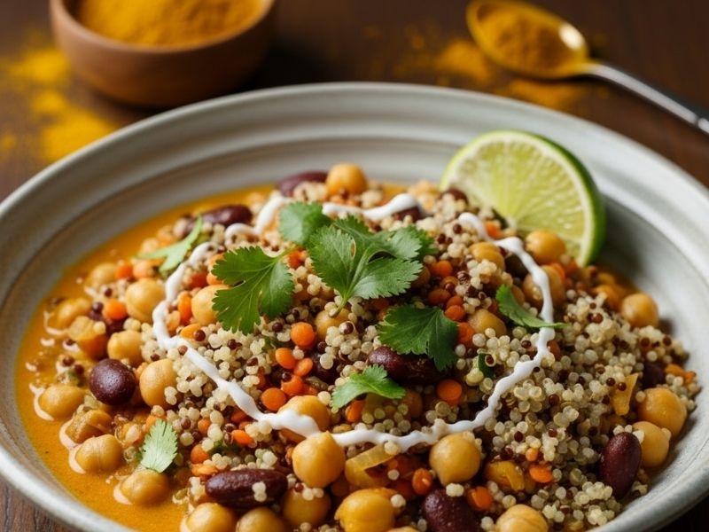 Baklagil ve Tahıl Yemeklerinde Köri Kullanımı