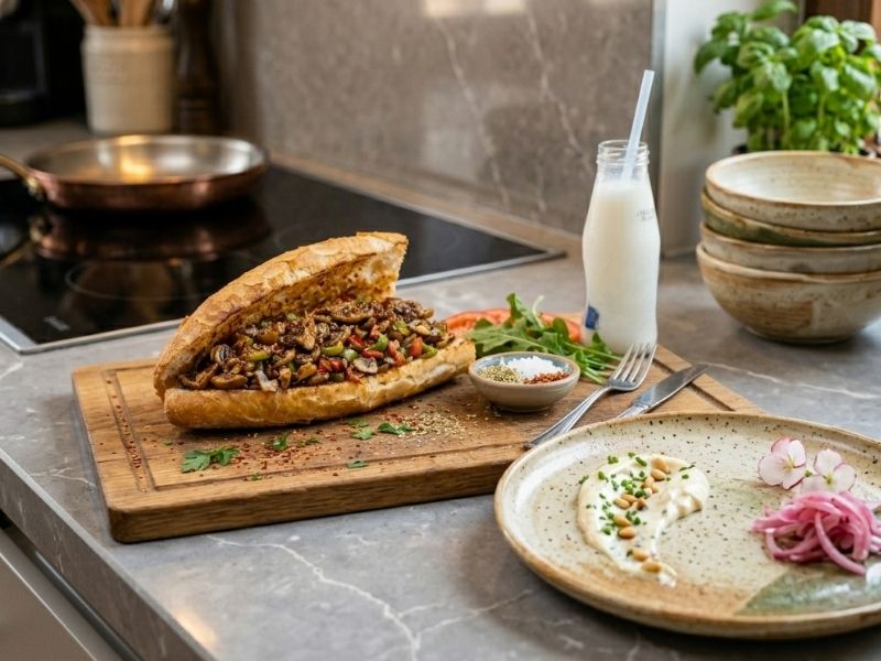 Renkli Biberlerin Ve Domatesin Pişirme Sırasına Göre Eklenmesi