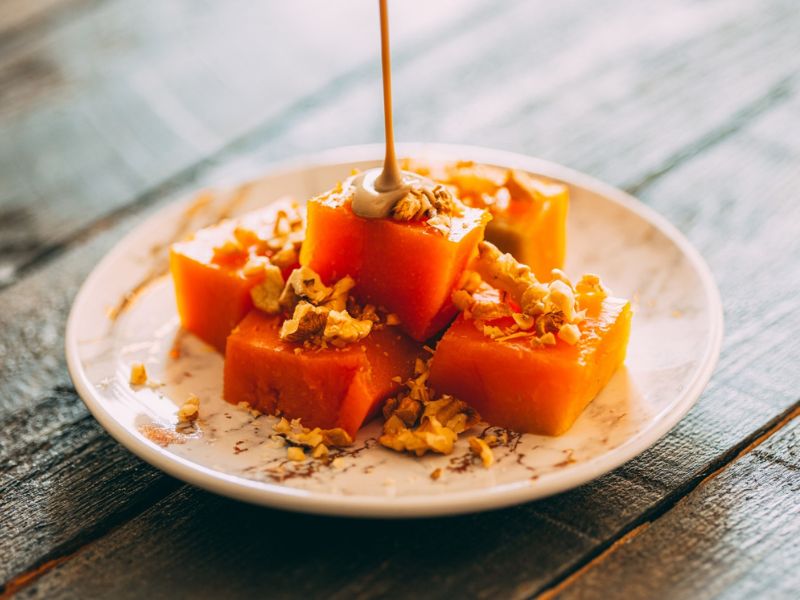 Şeker, kabağa önceden serpilerek sulanması sağlanmalıdır