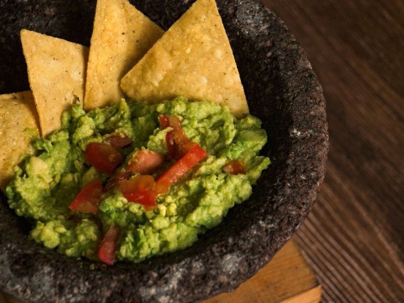 Nachos Ve Cipslerle Servise Hazır Guacamole Sos