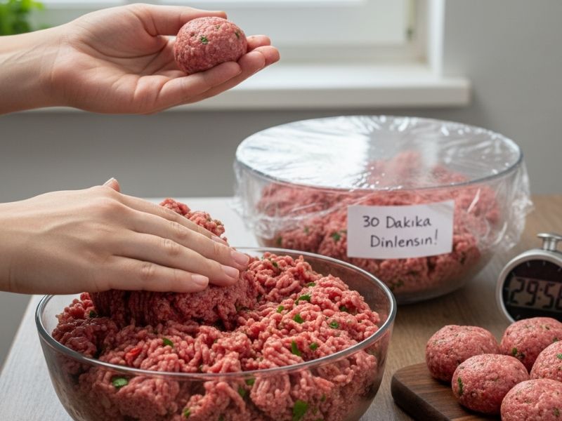 Köfte harcını fazla yoğurmayın