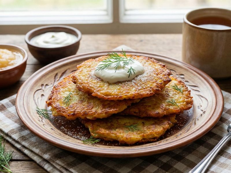 Placki ziemniaczane - Polonya