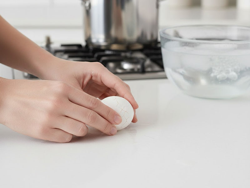 Yumurtayı Tezgâhta Yuvarlamak