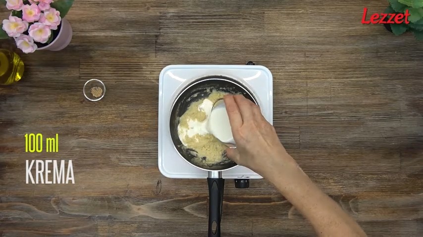 tavada kavrulan krema