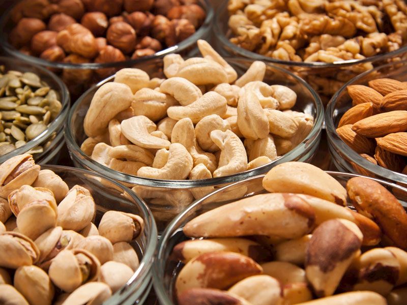 Kuruyemiş ve tohumlarla