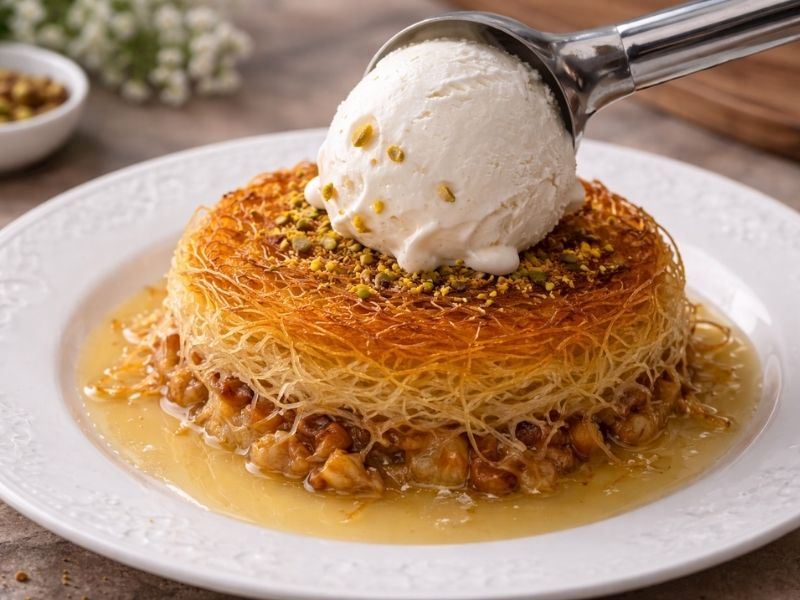 Şerbetli Tatlı Sevenlere: Porsiyonluk Güveçte Kadayıf 