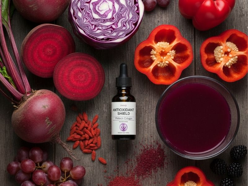 Kırmızı ve Mor Sebzeler 