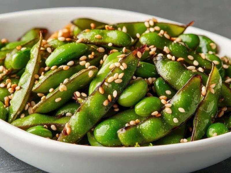 Fırında veya Tavada Edamame