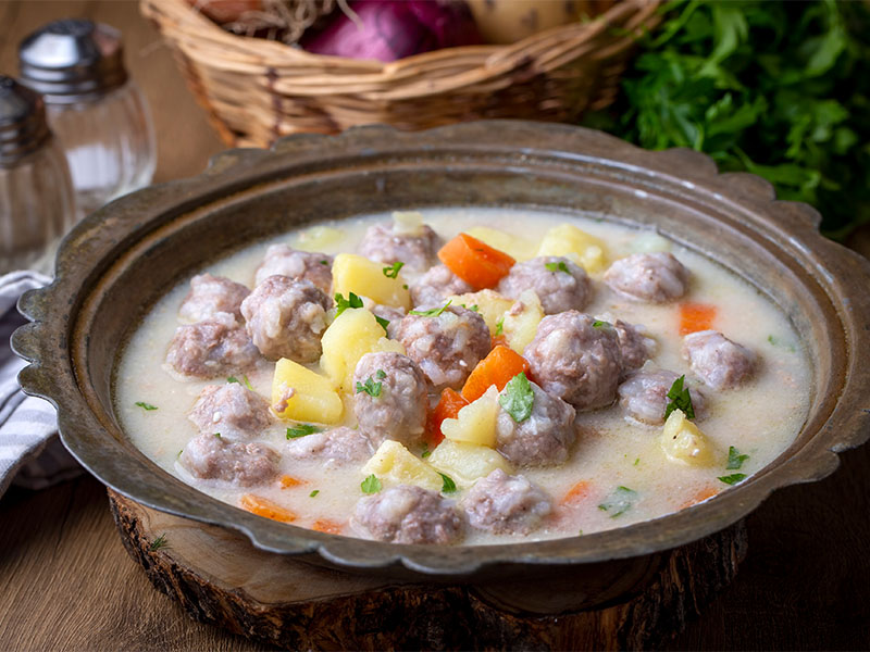 Salça ve Sıcak Su ile Pişirme