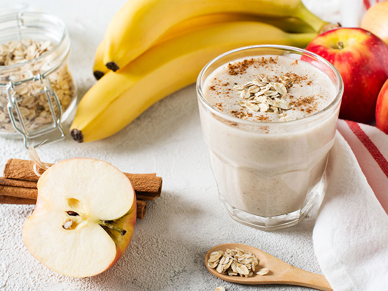 Muzlu Yulaflı Smoothie