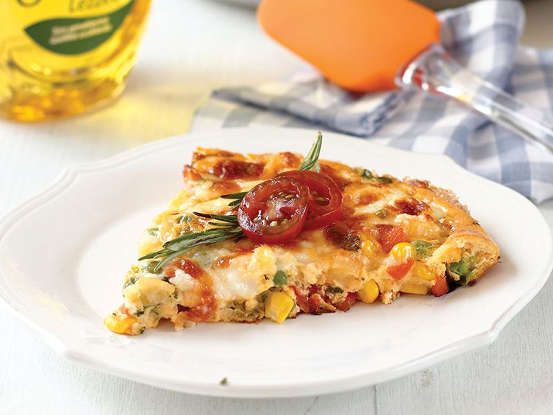 gökkuşağı omlet