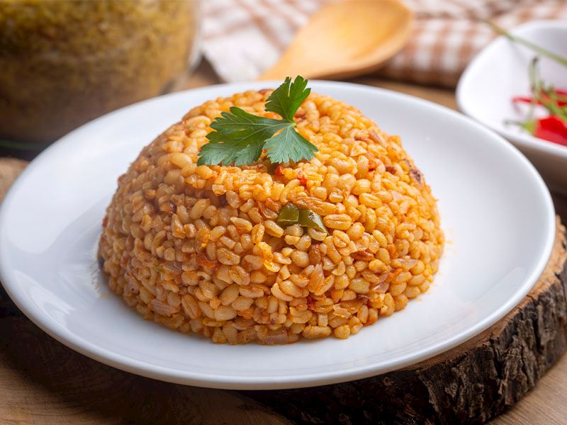 zeytinyağlı meyhane pilavı