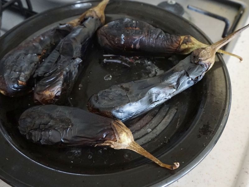 Kusursuz Patlıcan Dokusu Ve Muazzam Meze Tabanı 