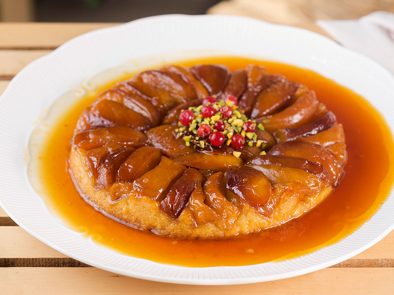 şeftalili tarte tatin