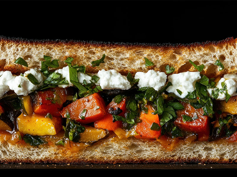 patlıcanlı tost