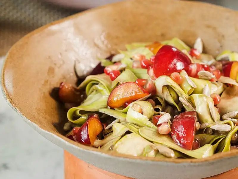 kabak carpaccio salatası