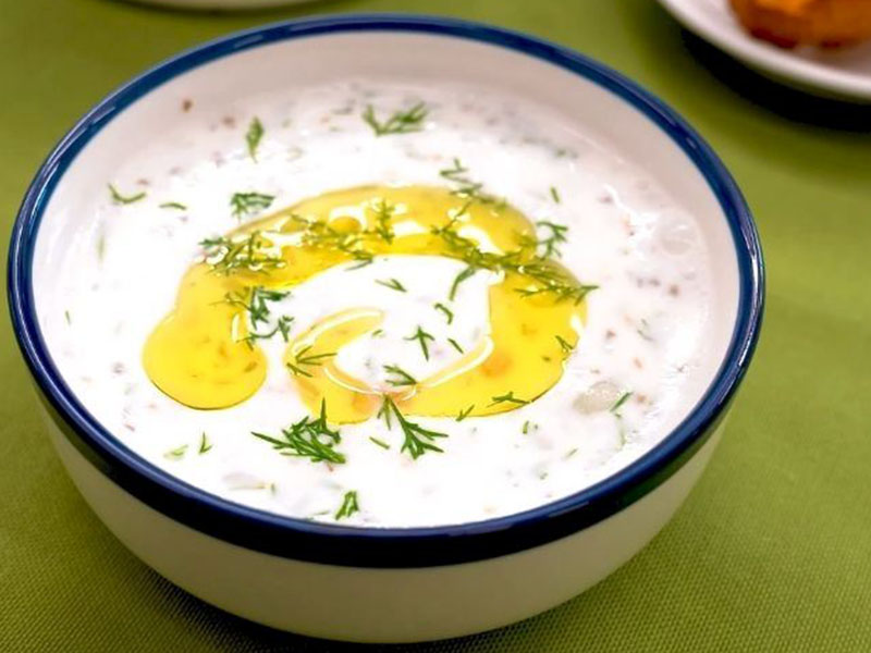 cacık çorbası