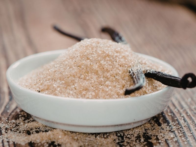 Şeker Ve Vanilya Özlerinin Harmanlanması