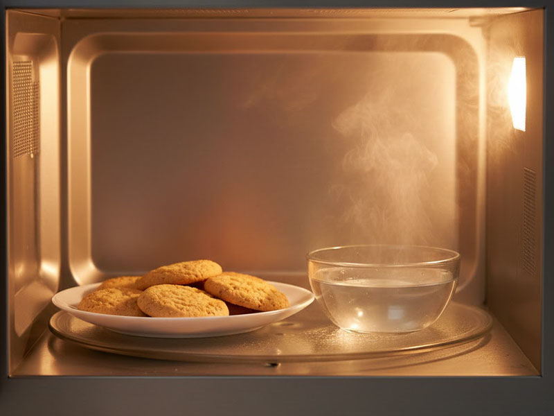 Mikrodalgada Nemle Yumuşatma