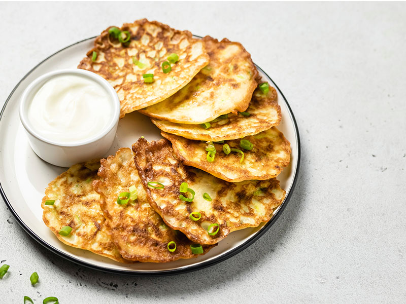 Airfryer'da Kabak Mücver