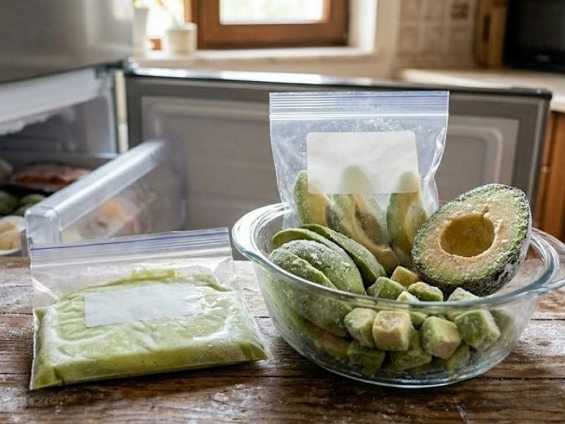 Dilimlenmiş Avokadolar İçin Pratik Teknik