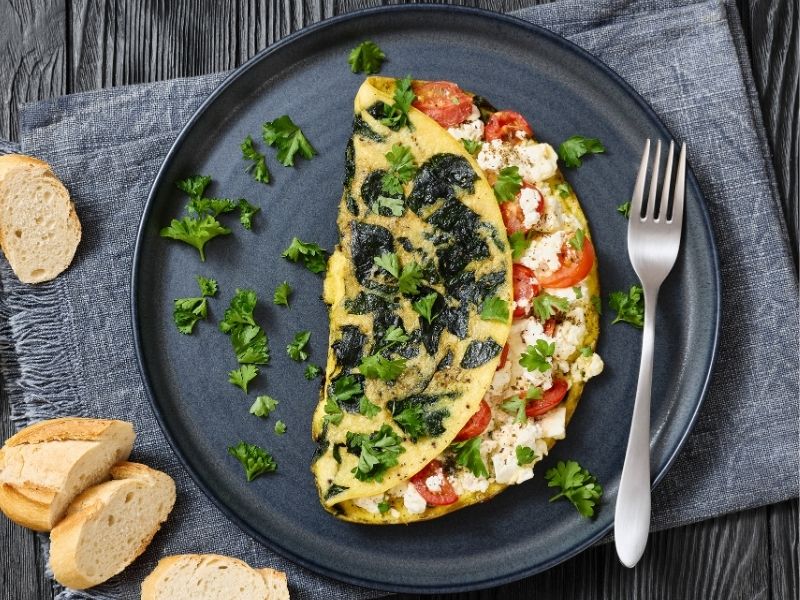 Büş Peynirli Omlet