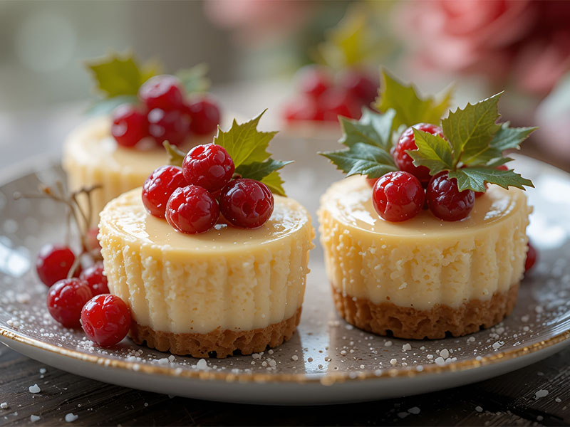mini cheesecake