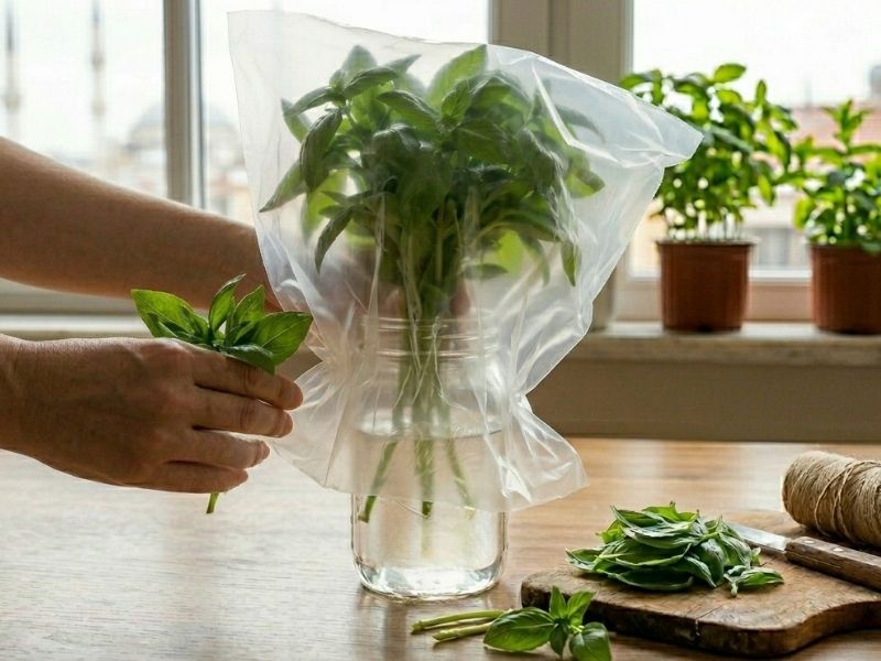 Plastik Poşetle Nem Dengesini Sağlayın