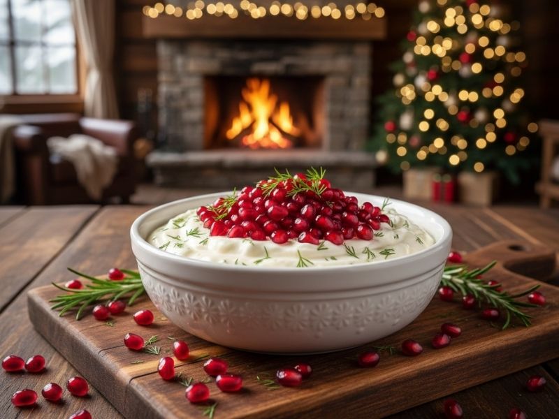 Nar Taneli Yoğurtlu Dip